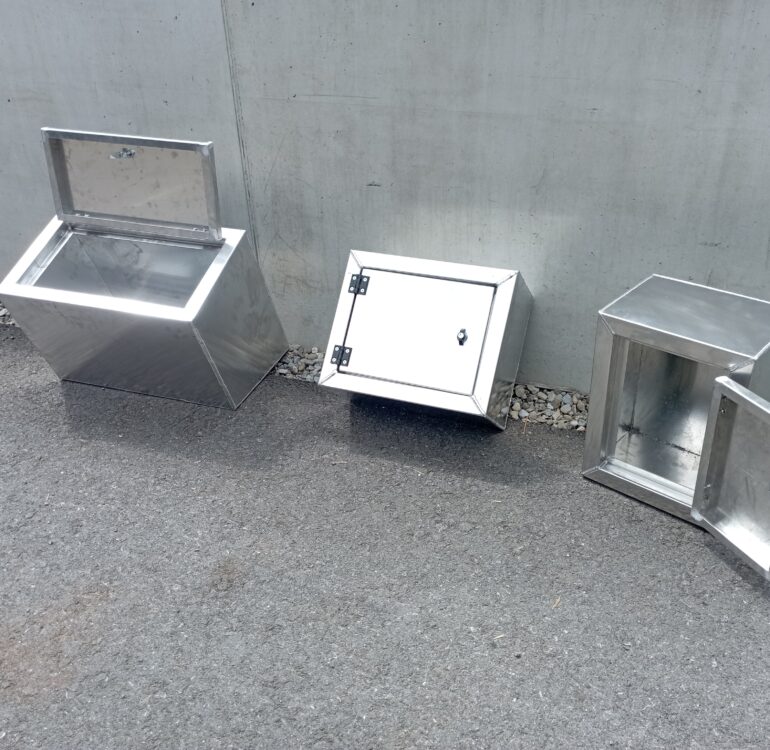 Aluminium Stauboxen - Sondermaße